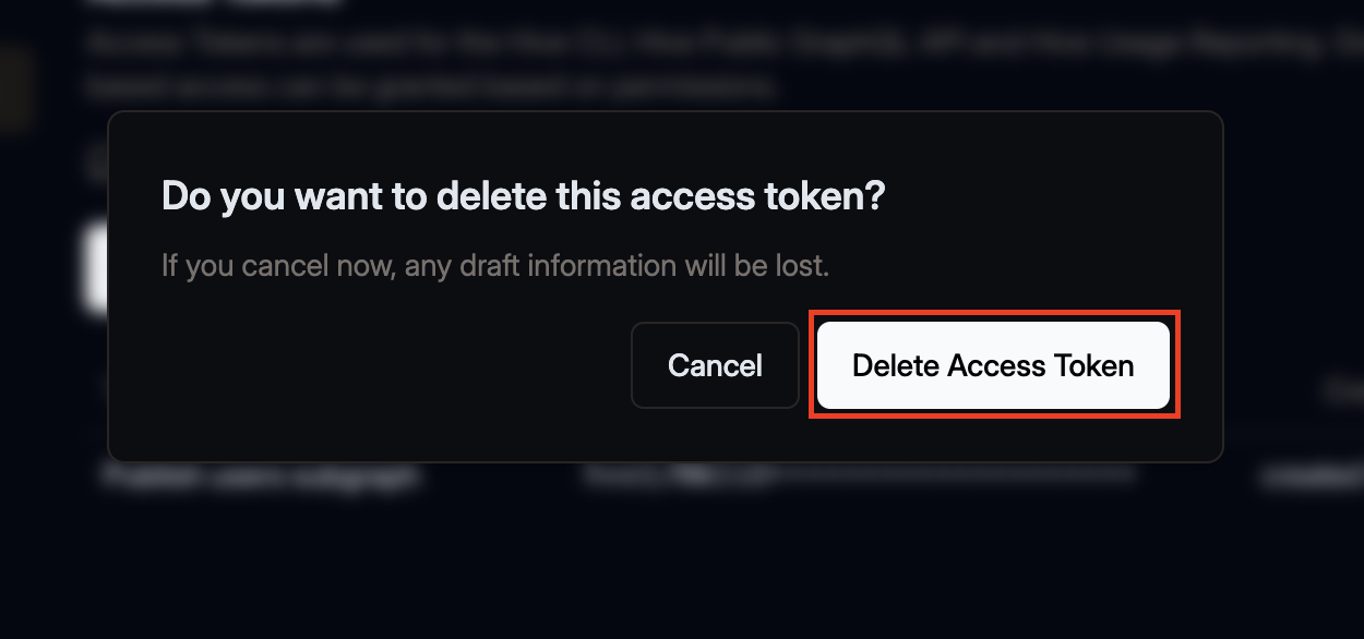 Confirm the deletion within the dialogue.